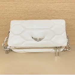 Zadig Bag, Small, Embroidered, White 6