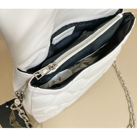 Zadig Bag, Large, Embroidered, White 8