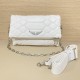 Zadig Bag, Large, Embroidered, White 8