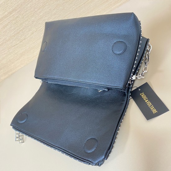 Zadig Bag: Large Rivets with Tassels 6