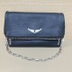 Zadig Bag: Large Rivets with Tassels 6
