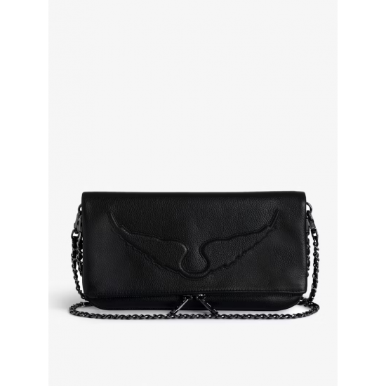 Zadig Bag Large Wings Black Shoulder Strap 12