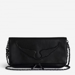 Zadig Bag Large Wings Black Shoulder Strap 12