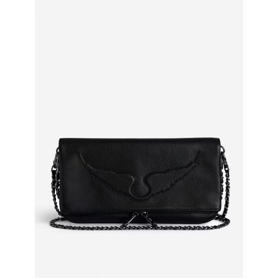 Zadig Bag Large Wings Black Shoulder Strap 12