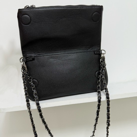 Zadig Bag Large Wings Black Shoulder Strap 12