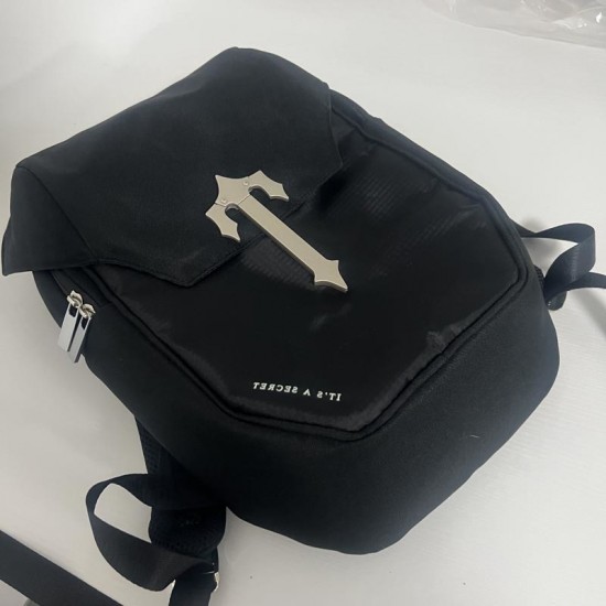 Silver Metal Backpack 6