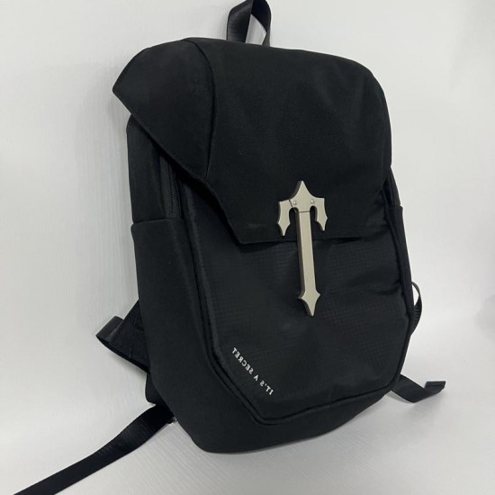 Silver Metal Backpack 6
