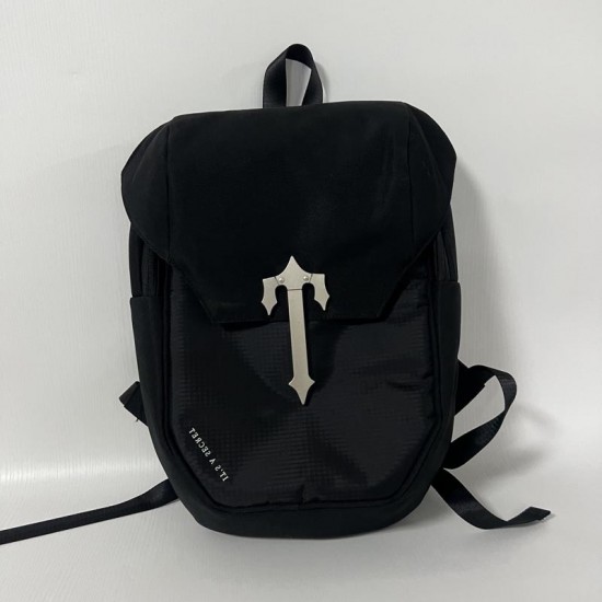 Silver Metal Backpack 6