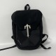 Silver Metal Backpack 6