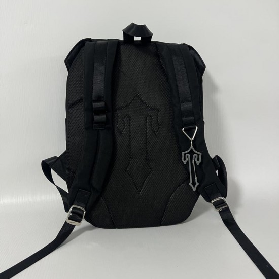 Silver Metal Backpack 6