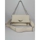 Zadig Bag Double-Layered White Snake Pattern 7