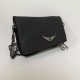 Zadig Bag, Small, Snake Pattern, Black 6