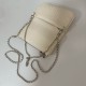 Zadig Bag, Small, White with Snake Print, 5