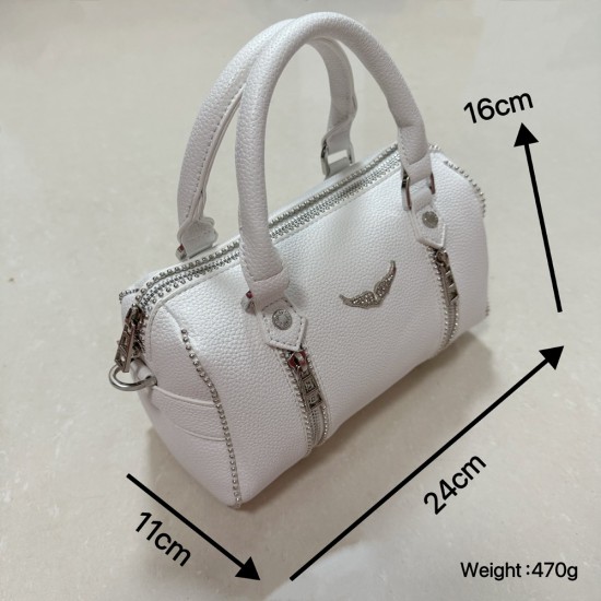 Zadig Bag White Handbag 8