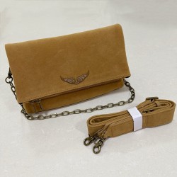 Zadig Bag, Double-layer Brown Plush Material 5