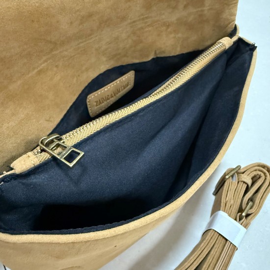 Zadig Bag, Double-layer Brown Plush Material 5