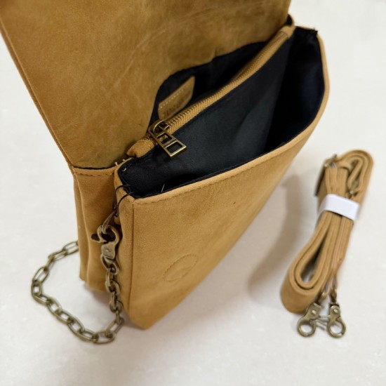 Zadig Bag, Double-layer Brown Plush Material 5