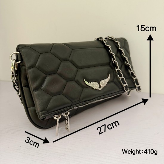 Zadig Bag, Black, Embroidery 6