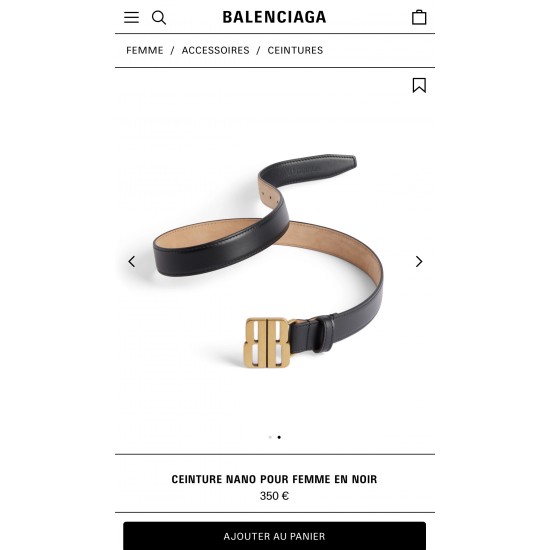 Balenciaga Belts