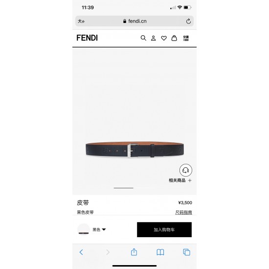 Fendi Belts