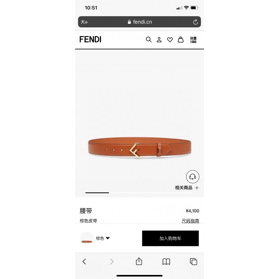 Fendi Belts