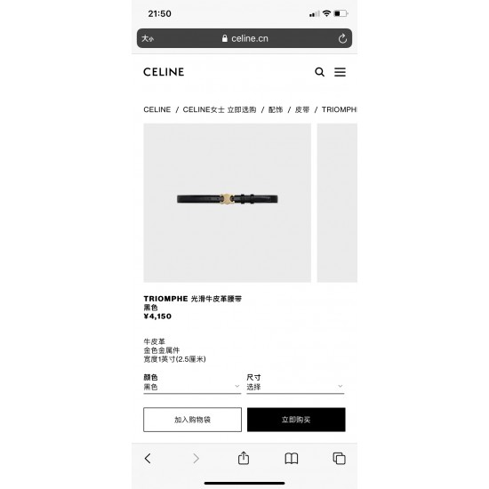 Celine Belts
