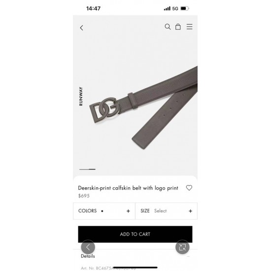 DG Women's Belts