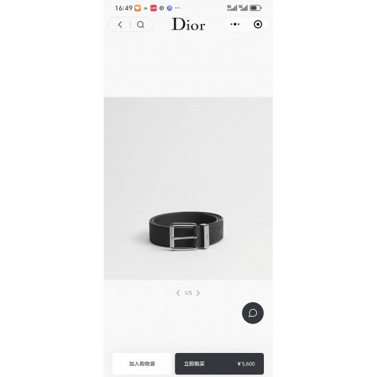 Dior Belts
