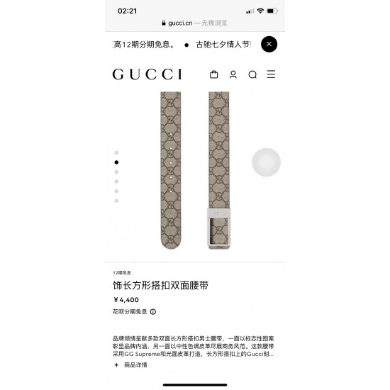 Gucci Belts