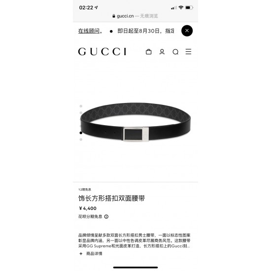 Gucci Belts