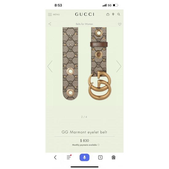 Gucci Men's Belts