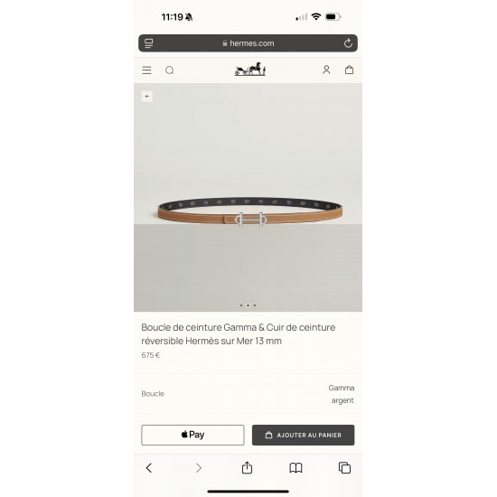 Hermes Belts