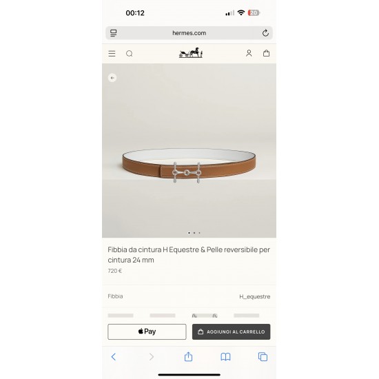 Hermes Belts