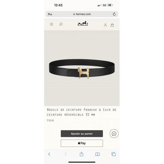 Hermes Belts