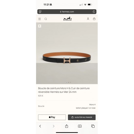 Hermes Belts