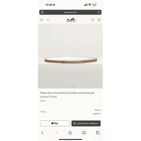 Hermes Belts