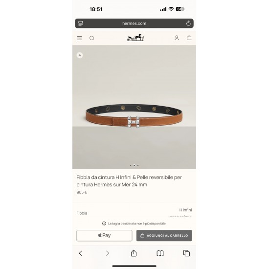 Hermes Belts