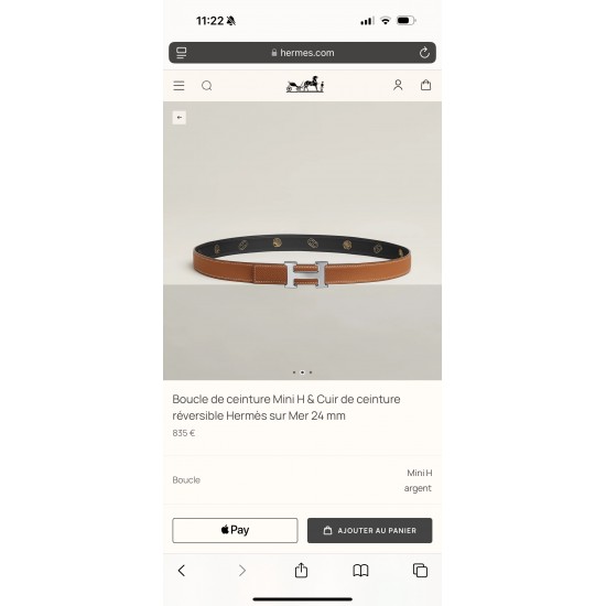 Hermes Belts