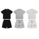312 Flocked Short-Sleeve Shirt, S–X40L. 318 Flocked Shorts, 