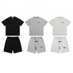 312 Flocked Short-Sleeve Shirt, S–X40L. 318 Flocked Shorts, 