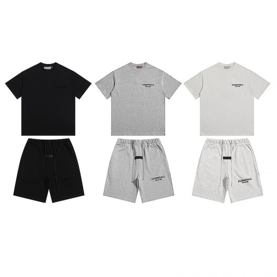 312 Flocked Short-Sleeve Shirt, S–X40L. 318 Flocked Shorts, 