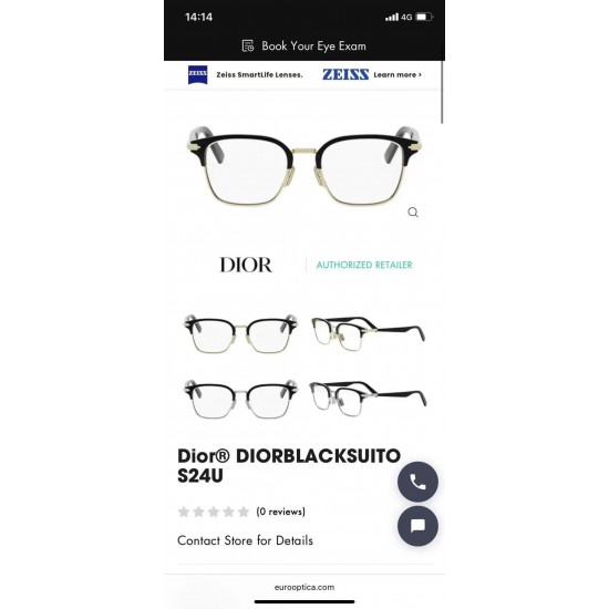 Dior Glasses