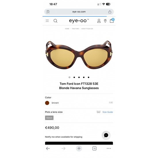 Tom Ford Glasses