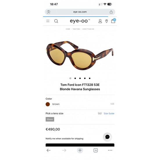 Tom Ford Glasses