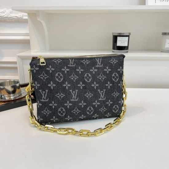 High-Quality LV Bags and Wallets, $30–$50