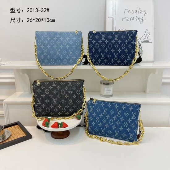 High-Quality LV Bags and Wallets, $30–$50