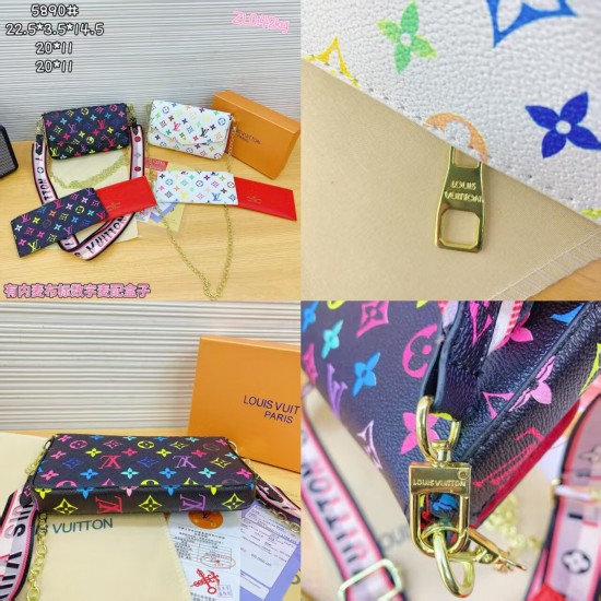 High-Quality LV Bags and Wallets, $30–$50