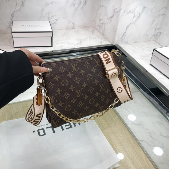 High-Quality LV Bags and Wallets, $30–$50