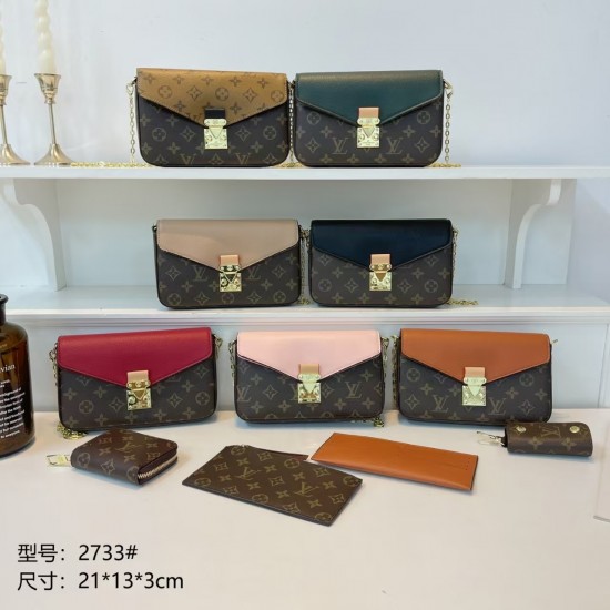 High-Quality LV Bags and Wallets, $30–$50