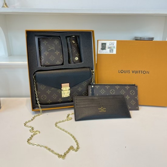 High-Quality LV Bags and Wallets, $30–$50